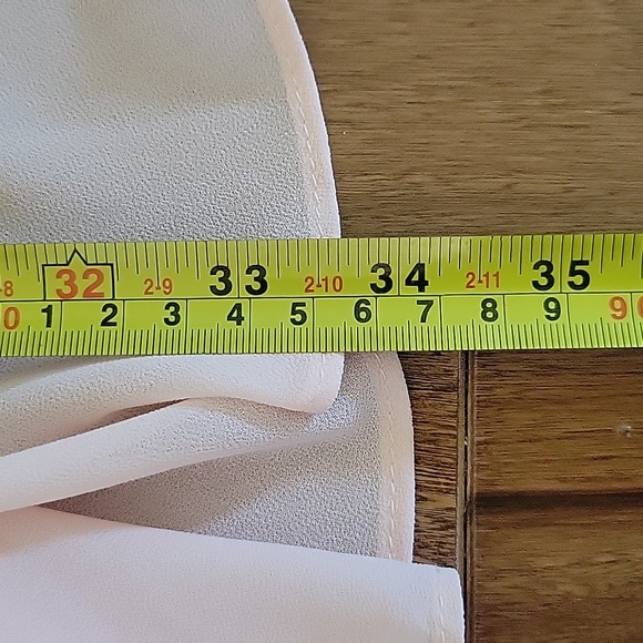 Lulus Forevermore Soft Pink Skater Dress Medium High Neck - Picture 9 of 10